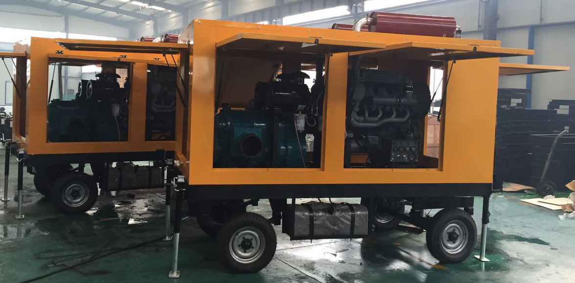 四輪式柴油機移動泵車 四輪式柴油機移動泵車