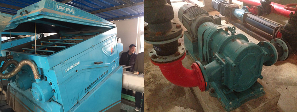 甘肅某污水處理廠RDC50板框污泥工料轉(zhuǎn)子泵 甘肅某污水處理廠RDC50板框污泥工料轉(zhuǎn)子泵