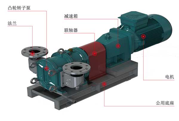 羅德活塞轉子泵結構組成 羅德活塞轉子泵結構組成